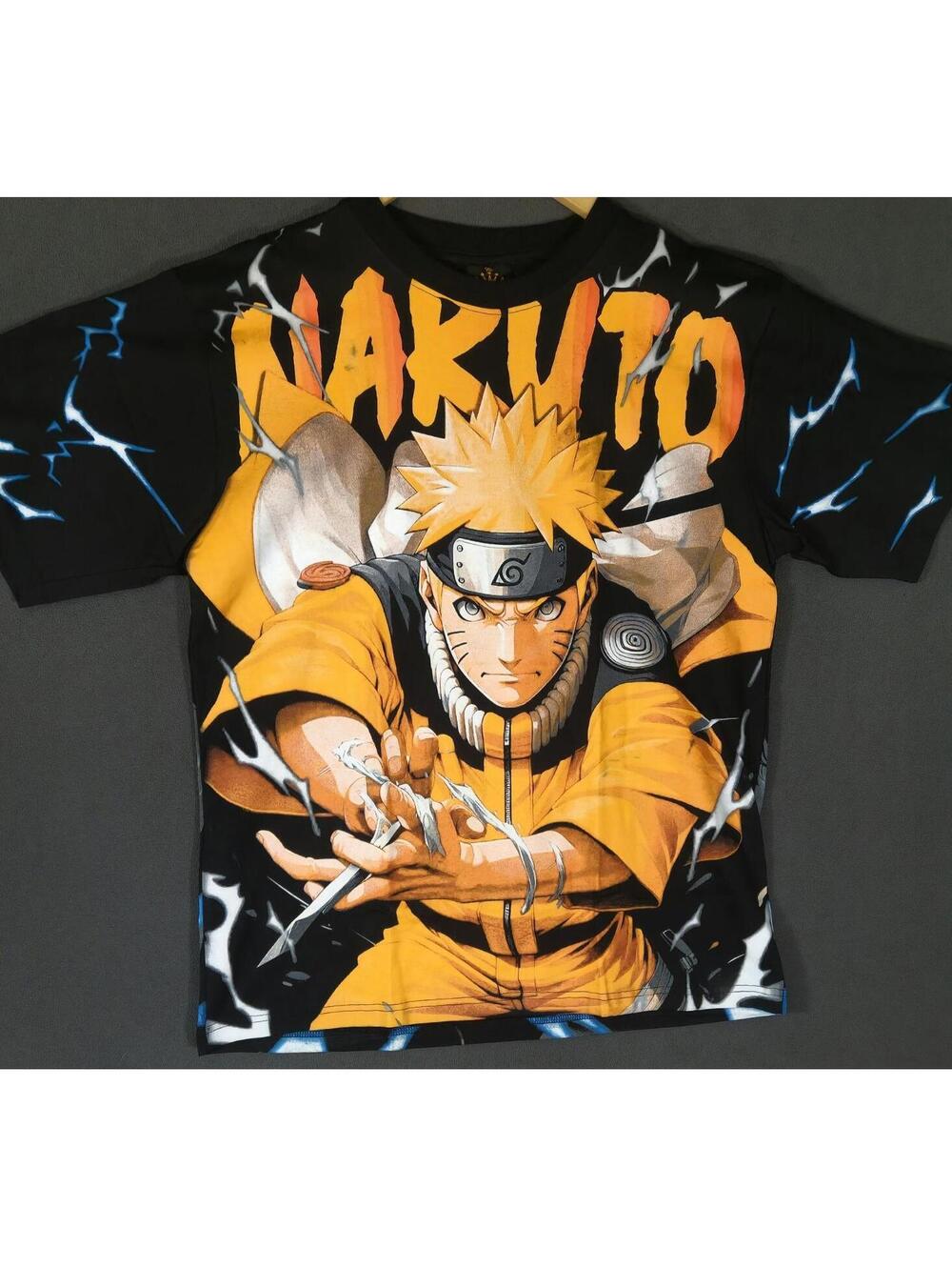 Naruto Shippuden Anime  AOP Double Sided Size XL Vintage